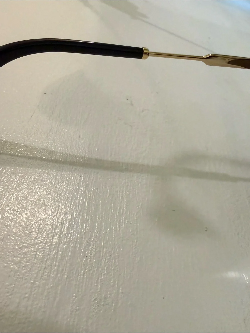 Gucci Gold Frame Aviator Sunglasses with Black Lenses